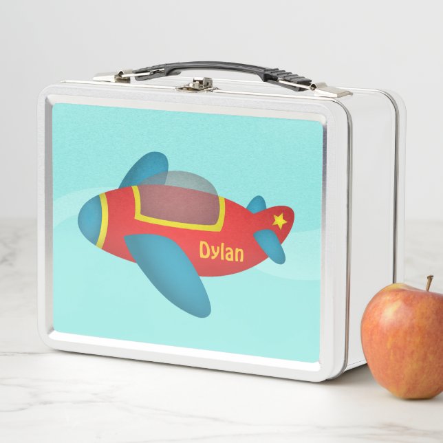Lunch Box Cute vol avion Jet pour enfants Personnalisé (En situation)