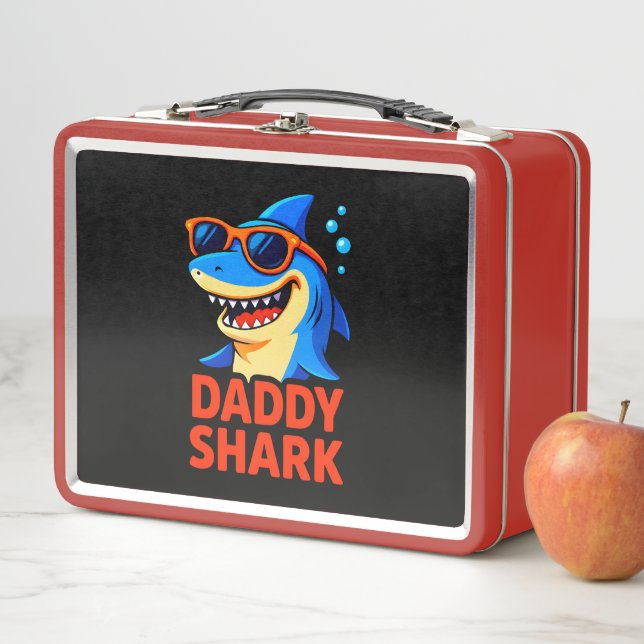 Lunch Box Daddy Shark Fêtes des pères cadeaux (En situation)
