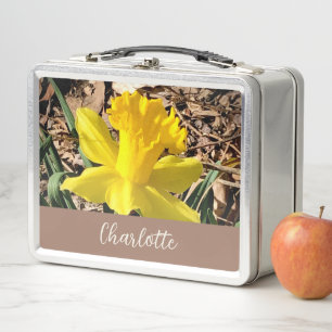 Lunch Box Daffodile de printemps jaune dans le jardin Nom pe
