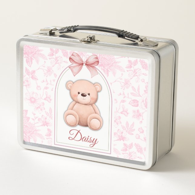Lunch Box Daisy | Conception personnalisée d'ours en peluche (Devant)