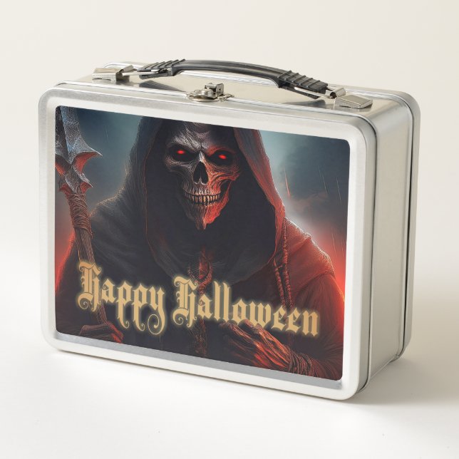 Lunch Box Dans l'ombre de la Faucheuse - Halloween (Devant)