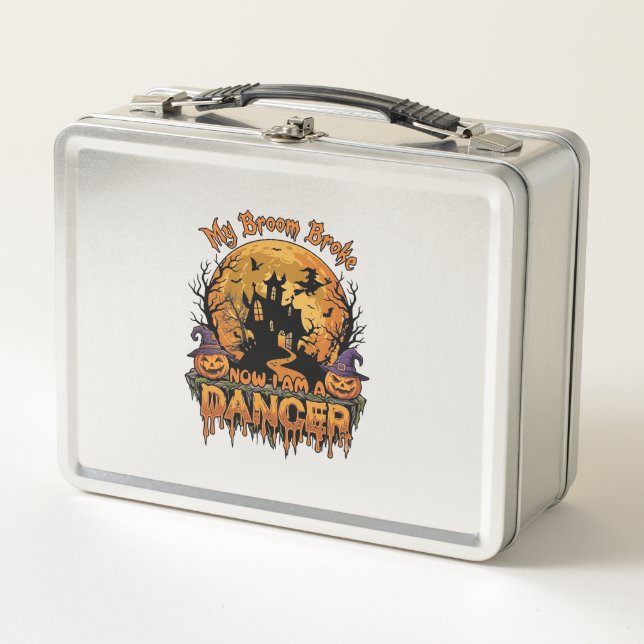 Lunch Box Danseur de balai cassé Halloween Maison hantée Cit (Devant)