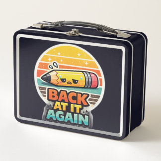 Lunch Box De retour à l'attaque, crayon drôle, design pour l