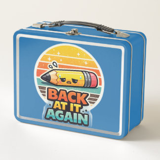 Lunch Box De retour dessus encore drôle crayon conception de
