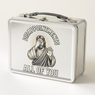 Lunch Box Déceptions drôles Vous tous Gravure vintage