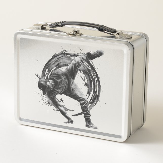 Lunch Box Décor Style urbain Monochrome Motion Art (Devant)