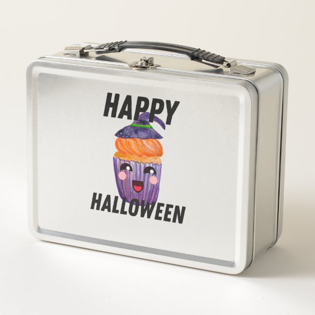 Lunch Box Deguisement Halloween Joyeux Cupcake Halloween (Devant)