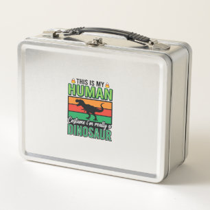Lunch Box Déguisement Humain Dinosaure Drôle Halloween