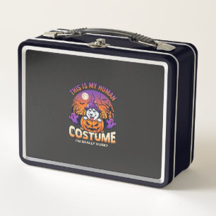 Lunch Box Déguisement Humain Husky Citrouille Halloween Fant