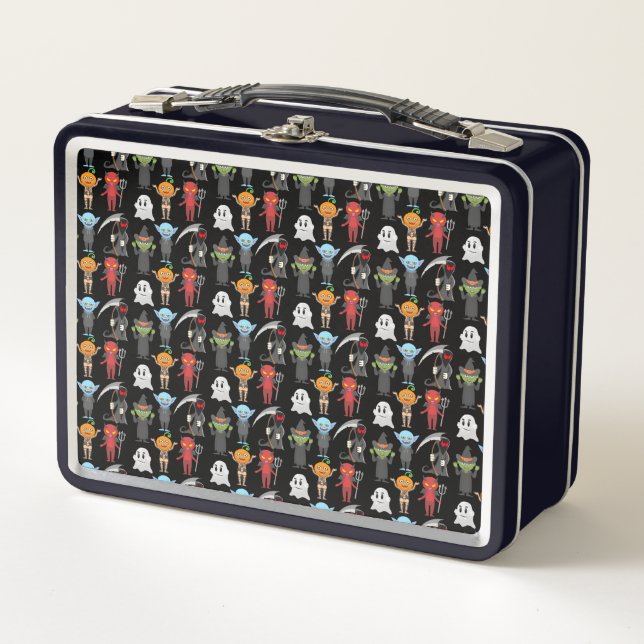 Lunch Box Déjeuner de fête d'Halloween (Devant)