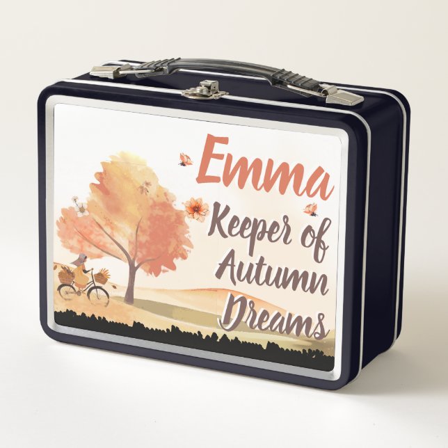 Lunch Box Déjeuner de Rêveuse d'automne - Pour son temps de  (Devant)