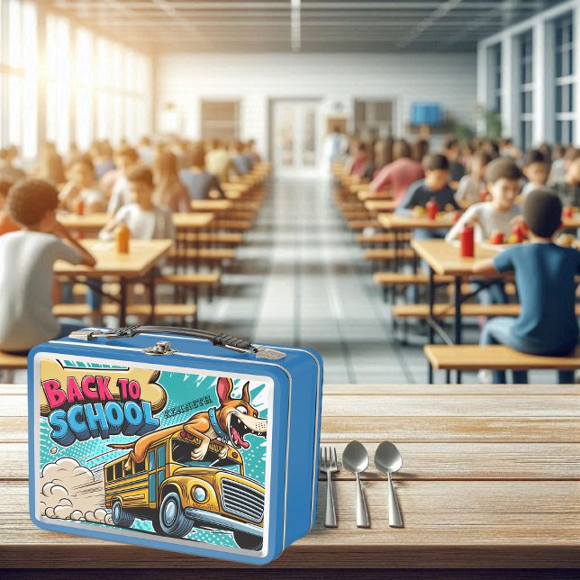 Lunch Box Déjeuner du jour scolaire de marche à la queue (Créateur téléchargé)