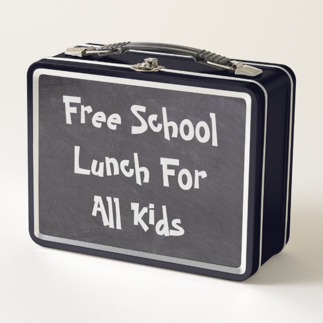 Lunch Box Déjeuner Gratuit Pour Tous Les Enfants (Devant)