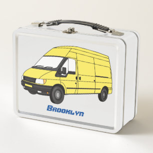 Lunch Box Delivery van illustration