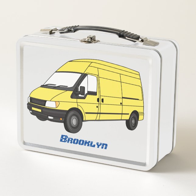 Lunch Box Delivery van illustration (Devant)