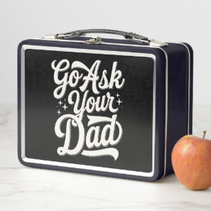 Lunch Box Demandez à votre père Maman drôle Fête des mères V