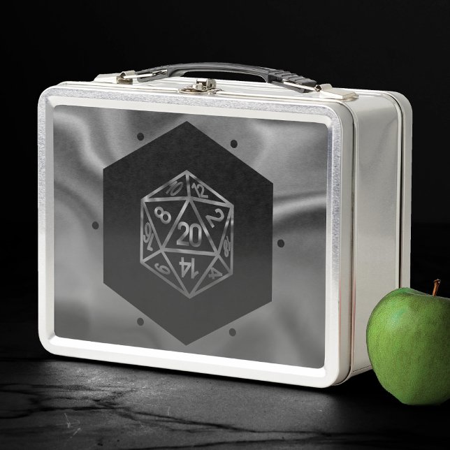 Lunch Box Dés RPG | Imaginaire Old School Tabletop Retro Gam (Créateur téléchargé)
