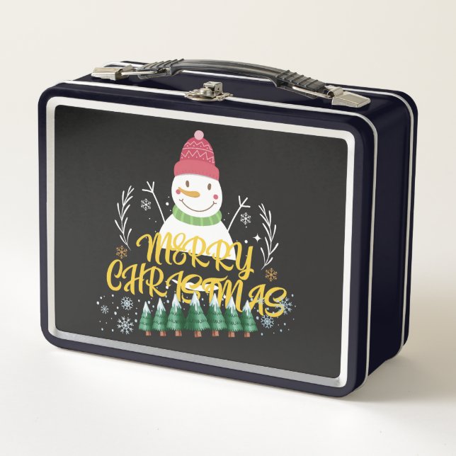 Lunch Box Design de Noël amusant (Devant)