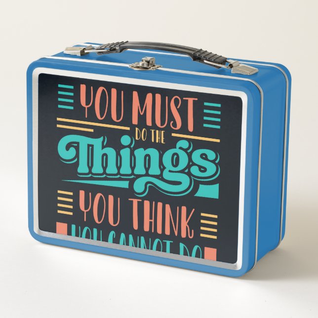 Lunch Box Design de t-shirt motivant (Devant)