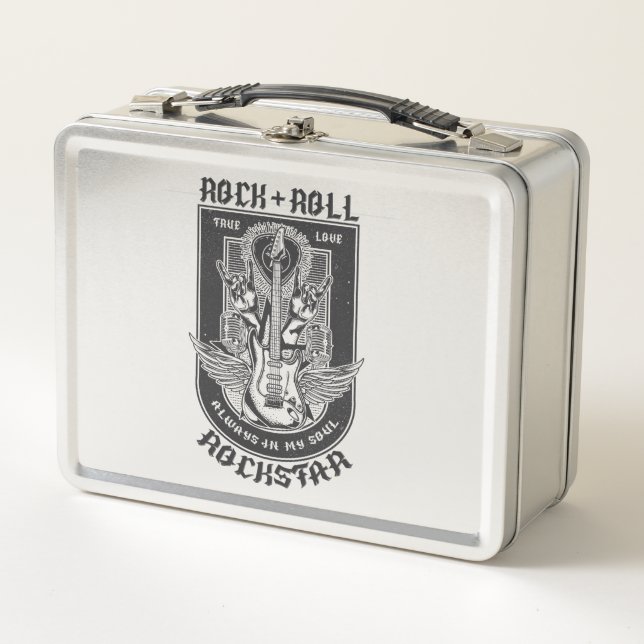 Lunch Box Design Guitar Rock (Devant)