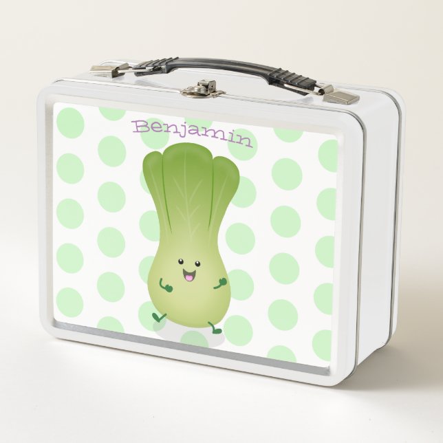 Lunch Box dessin animé mignon de bok choy (Devant)