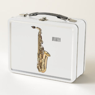Lunch Box dessin animé saxophone