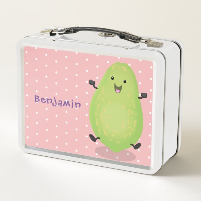 Lunch Box dessin de la patte papaye de Cute kawaii (Dos)