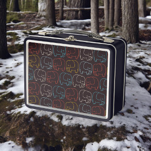 Lunch Box Dessin des éléphants