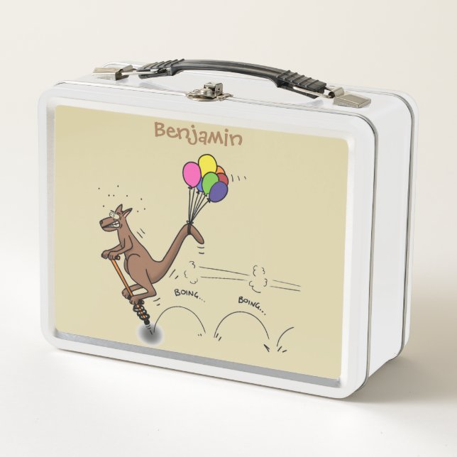 Lunch Box Dessin d'humour australien kangourou (Devant)