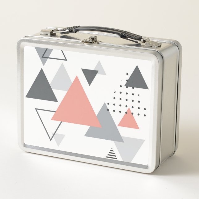 Lunch Box Dessin géométrique scandinave abstrait (Devant)