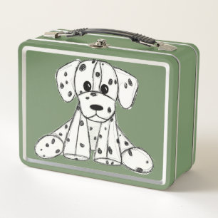 Lunch Box Dessin simple de contour de chien en peluche dalma