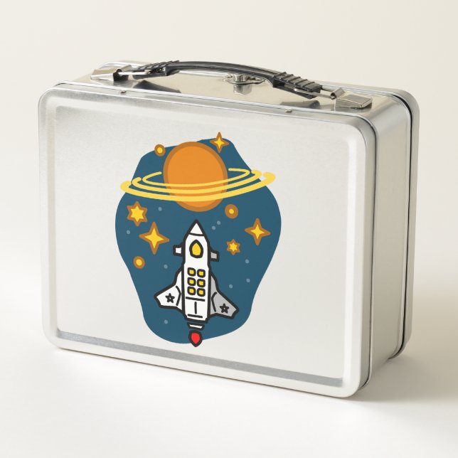 Lunch Box Destination Saturne Rétro Futur (Dos)