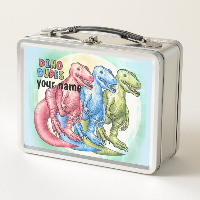 Lunch Box Dino Dudes Dinosaures (Devant)