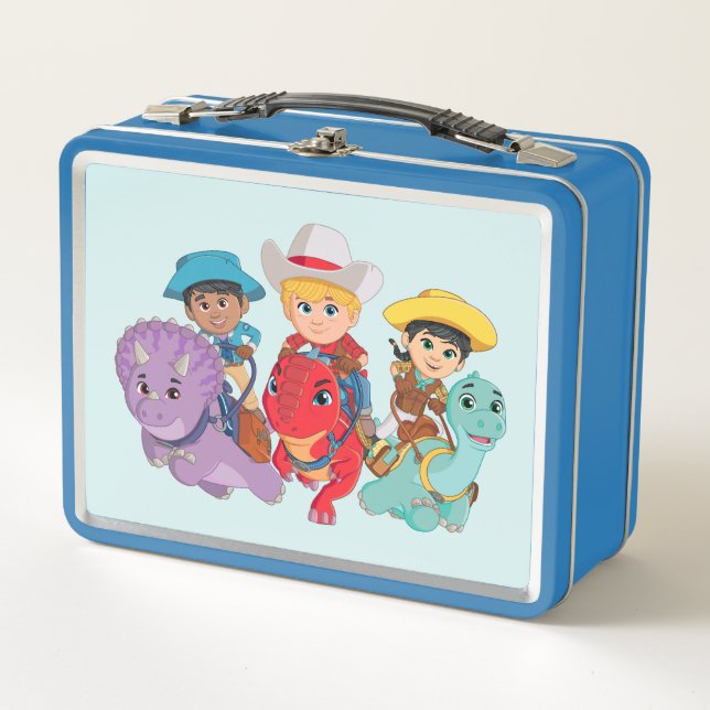 Lunch Box Dino Ranch Friends Design (Devant)