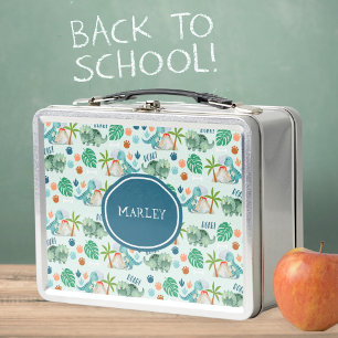 Lunch Box Dinosaur Animaux préhistoriques École pour enfants