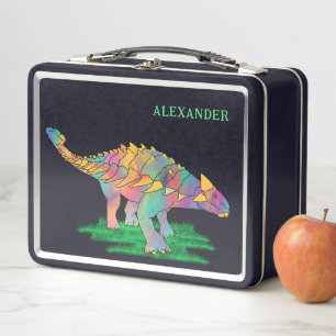 Lunch Box Dinosaure Nom des enfants Personnalisé
