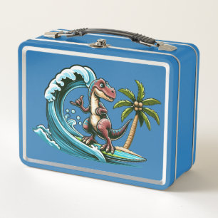 Lunch Box Dinosaure tropical du surf