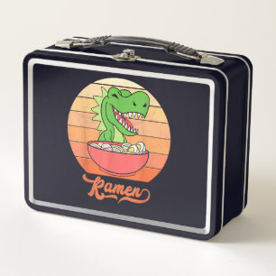Lunch Box Dinosaures de forêt animale vintage