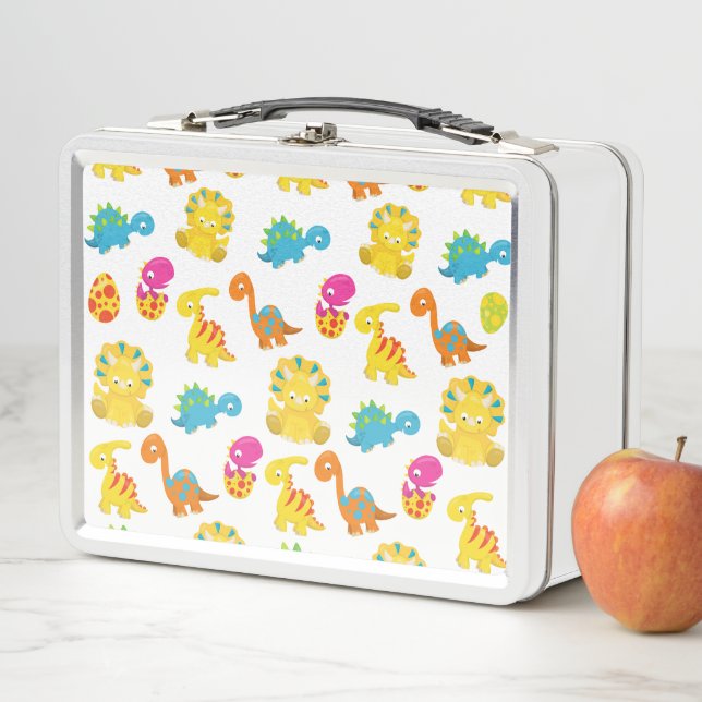 Lunch Box Dinosaures Mignons, Motif De Dinosaures, Baby Dino (En situation)