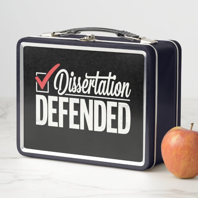 Lunch Box Dissertation Défendu Doctorat Diplômé (En situation)