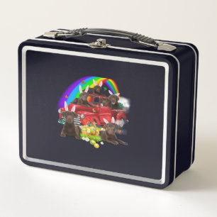 Lunch Box Dog Lover   Bunny Chocolate Labrador Easter Day