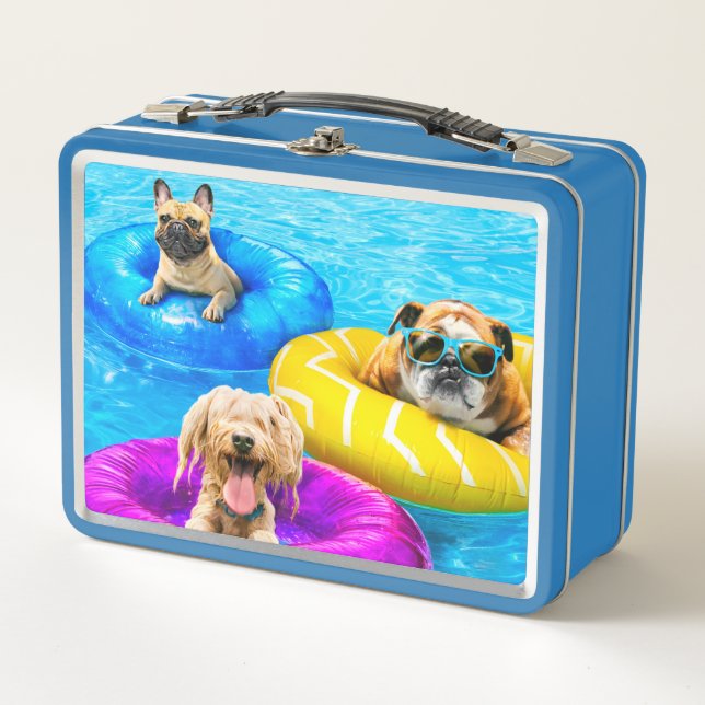 Lunch Box Dog Pool Party (Devant)