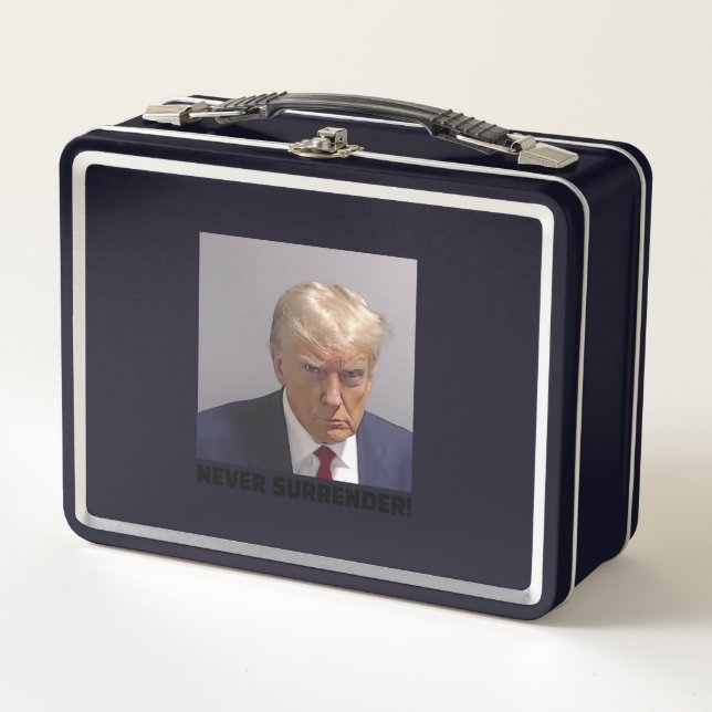 Lunch Box Donald J Trump Tir De Mug - Ne Cessez Jamais La Lo (Devant)