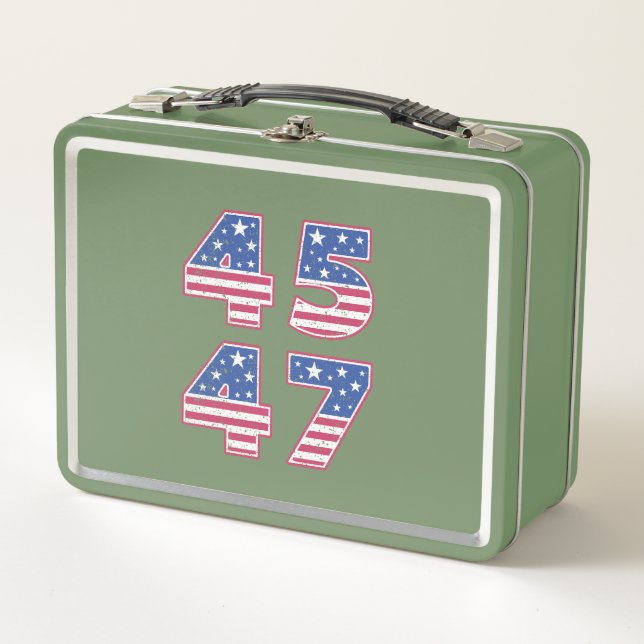 Lunch Box Donald Trump 45-47 (Devant)