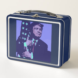 Lunch Box Donald Trump Flag Hugger