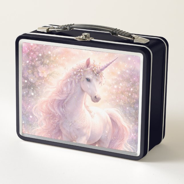 Lunch Box Douce Licorne pastel Fantaisiste (Devant)