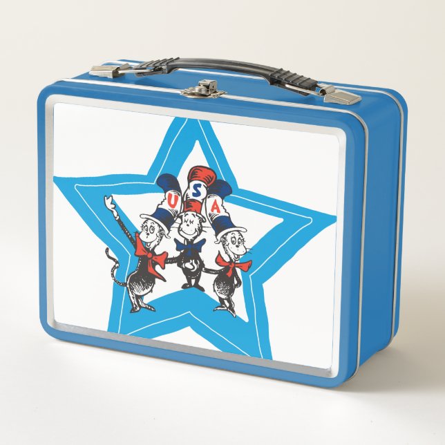 Lunch Box Dr. Seuss | Chapeaux graphiques USA pour petits ch (Devant)