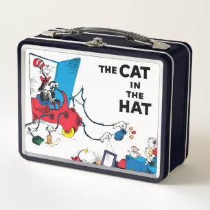 Lunch Box Dr Seuss Chat dans le Casquette nettoie vers le