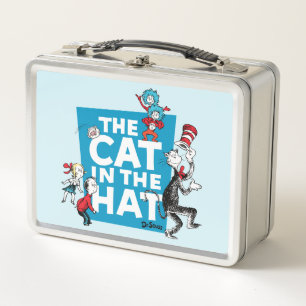 Lunch Box Dr Seuss Chat dans le logo du Casquette - Caract