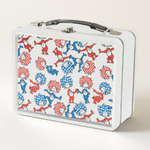 Lunch Box Dr. Seuss   Chose Une Chose Deux Motif Drapeau Amé